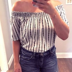 Off the shoulder LOFT top